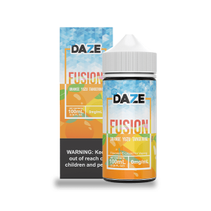 7 Daze Fusion Orange Yuzu Tangerine ICED 100ml Vape Juice