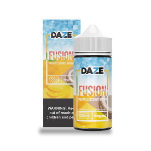 7 Daze Fusion Pineapple Coconut Banana ICED 100ml Vape Juice