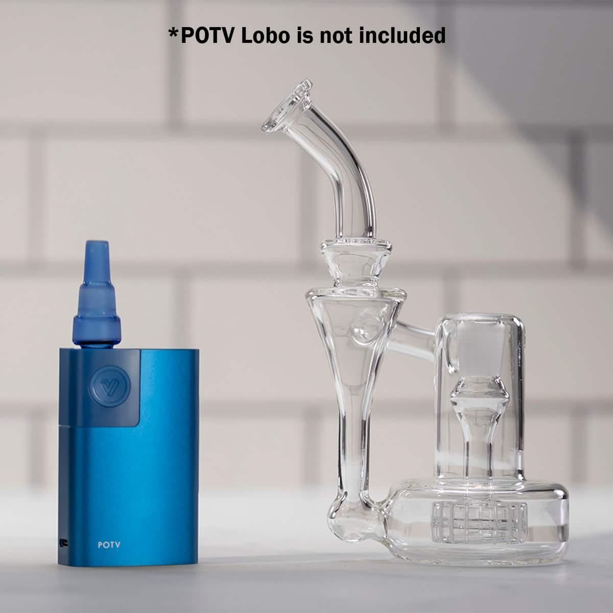 POTV Recycler Glass Bubbler - Image 7
