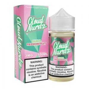 Cloud Nurdz Guava Passion Fruit TF Vape Juice 100ml