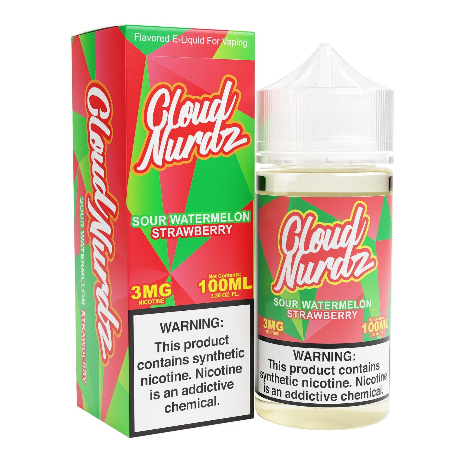 Sour Watermelon Strawberry 100ml TF Vape