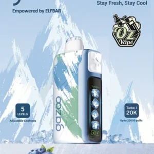 Gazoo – Blueberry Ice – 20,000