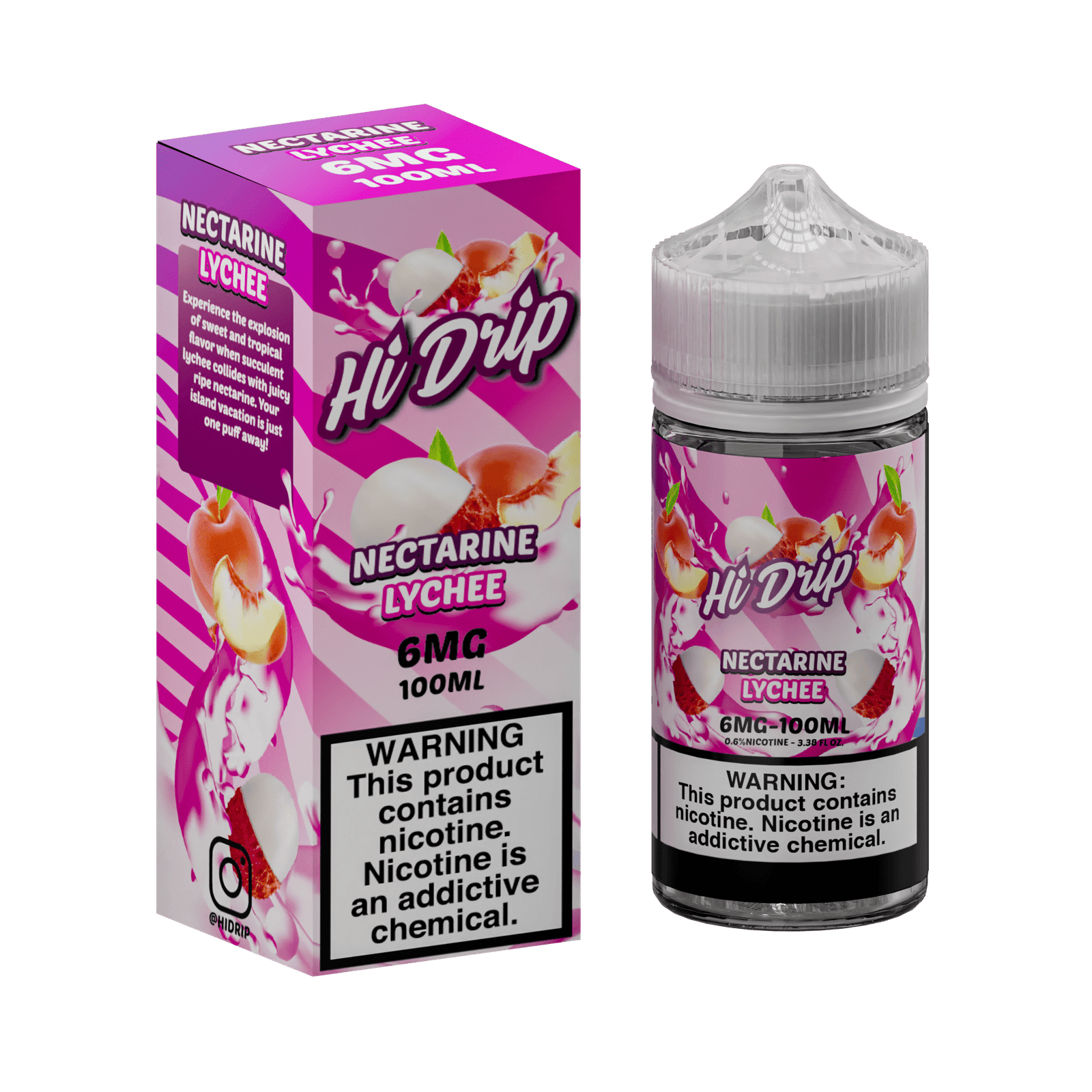 Hi Drip Nectarine Lychee 100ml Vape