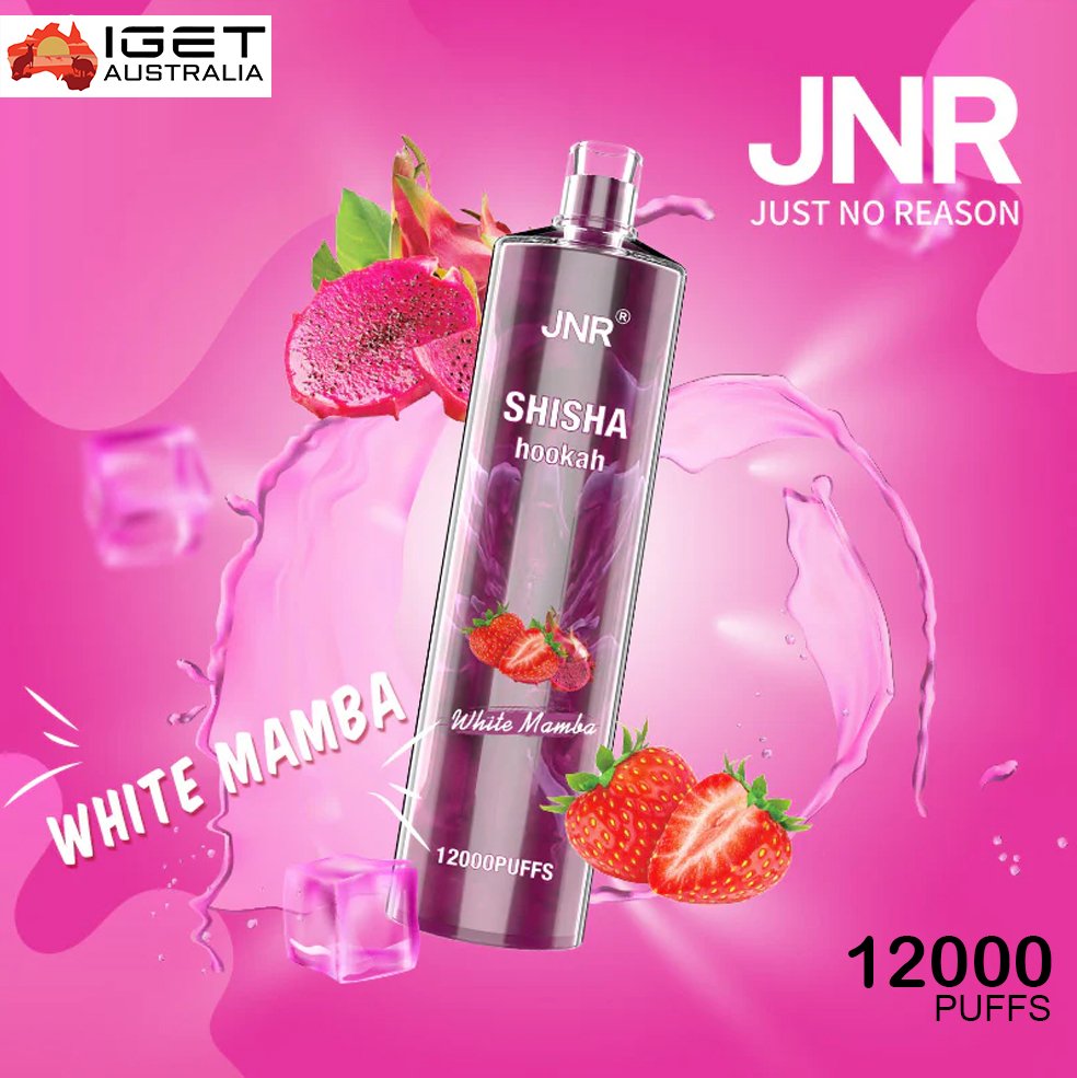 JNR Shisha Hookah White Mamba 12000