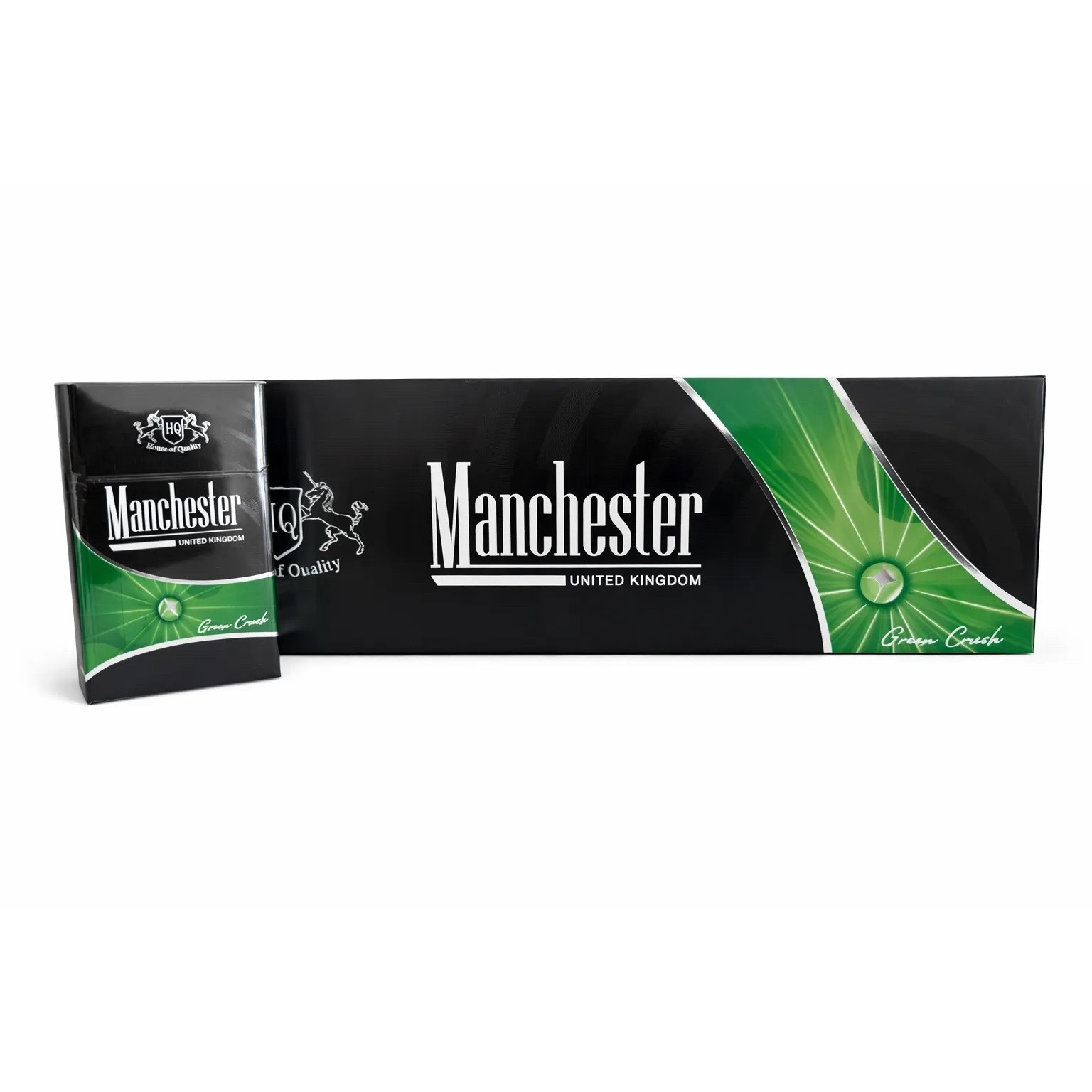 Manchester Green Crush carton