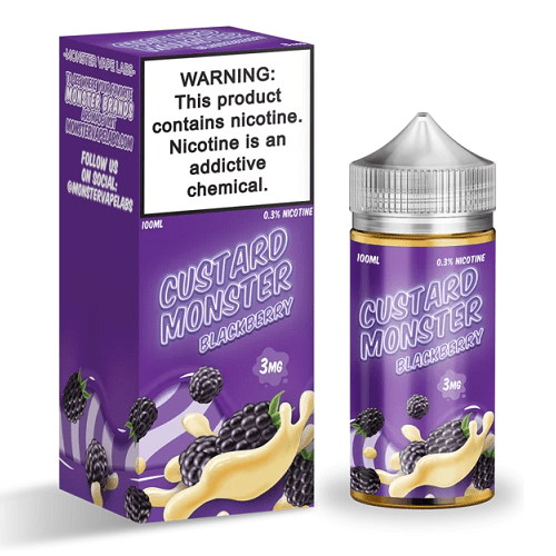 Blackberry Custard 100ml Vape Juice Custard