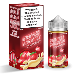 Custard Monster Strawberry Custard 100ml Vape Juice