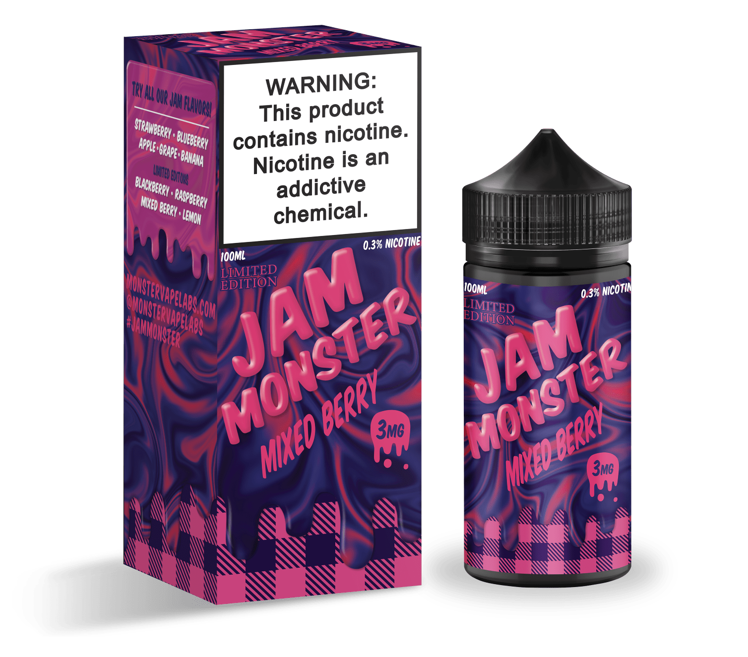 Jam Monster Mixed Berry 100ml Vape