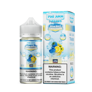 Pod Juice Freeze Blue Razz Lemonade TF 100ml Vape Juice