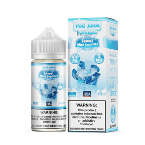 Pod Juice Freeze Jewel Mint Sapphire TF 100ml Vape Juice