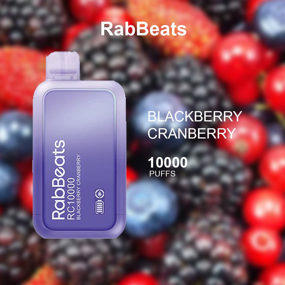 RABBEATS BAR BLACKBERRY CRANBERRY 10000 PUFFS