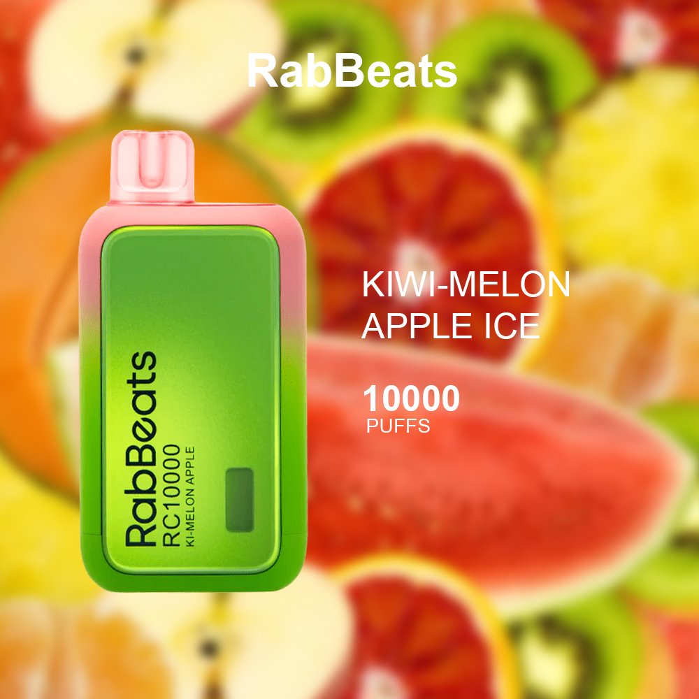 RABBEATS BAR KIWI MELON APPLE 10000