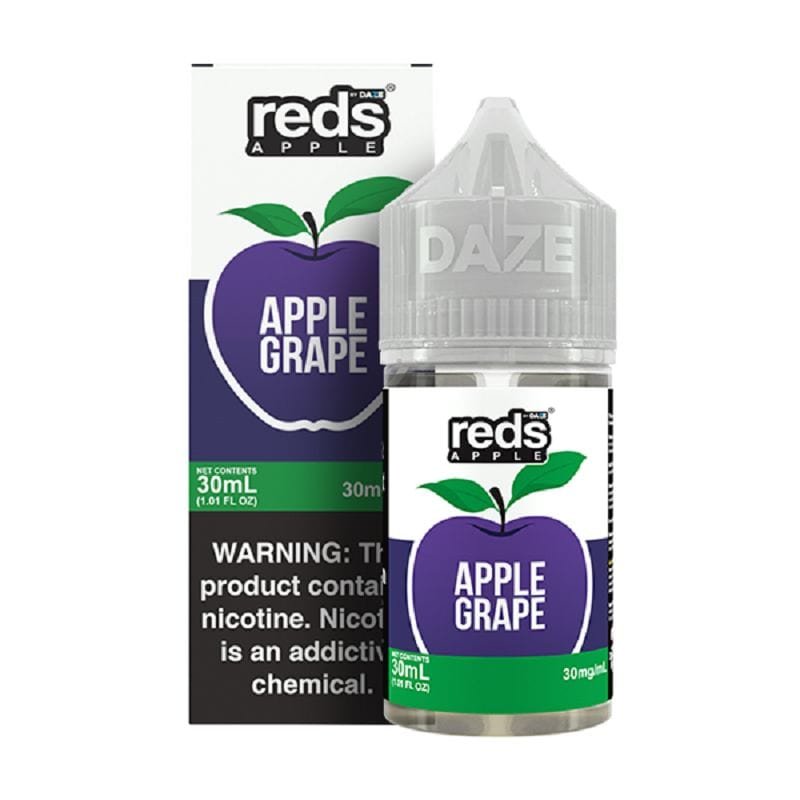 7 Daze Reds Salts Apple Grape Nic Salt Vape Juice 30ml for sale at DashVape Australia