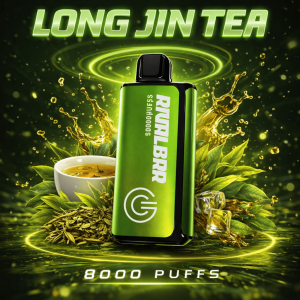 RIVAL BAR LONG JIN TEA – 8,000 PUFFS