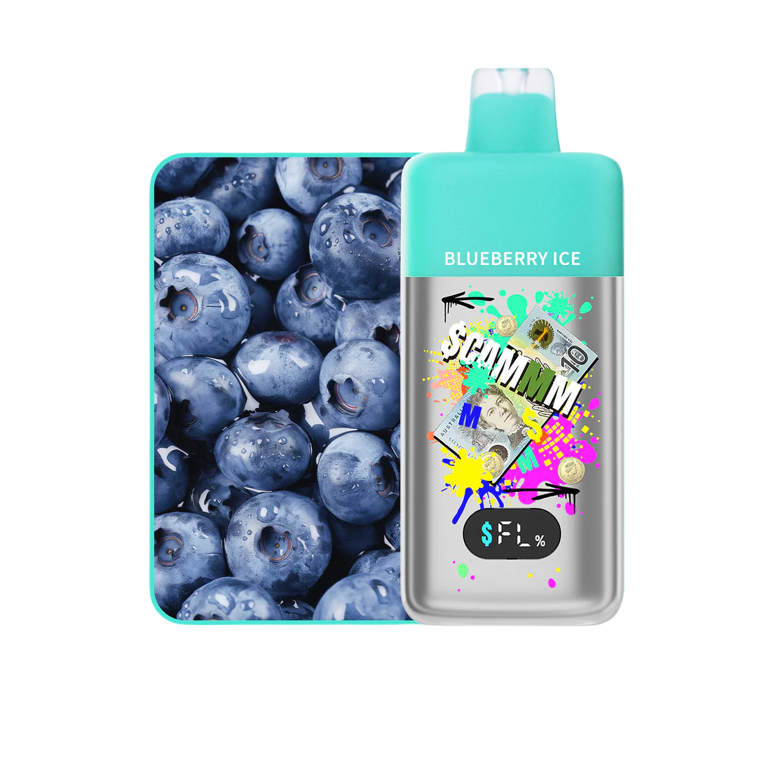 Scammm Blueberry Ice 15000 Puffs