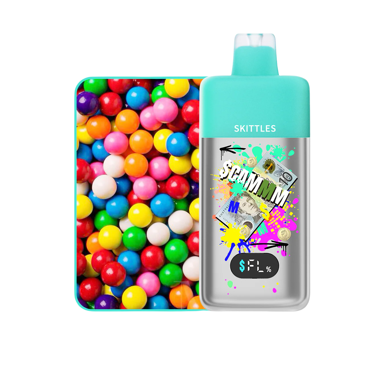 SCAMMM Skittles 15000 PUFFS