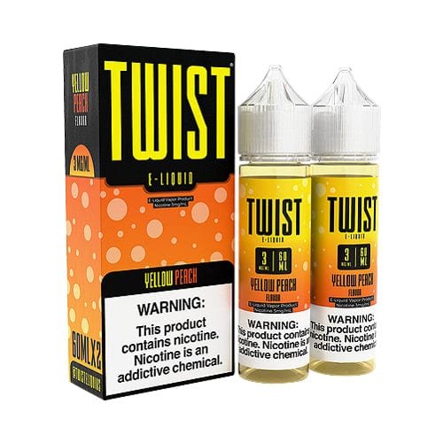 Twist E-Liquid Yellow Peach (Previously Peach Blossom Lemonade) 120ml Vape Juice for sale at DashVape Australia