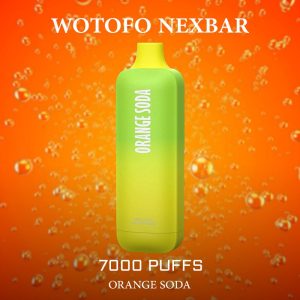 WOTOFO NEXBAR ORANGE SODA – 7,000 PUFFS